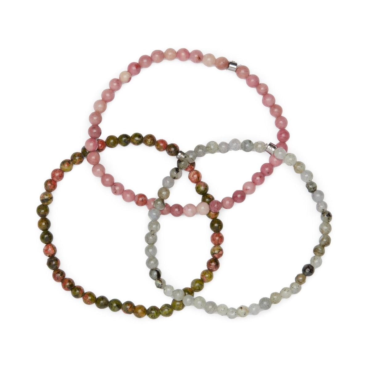 Set de 3 Mini Bracelets "Guérison du Coeur"